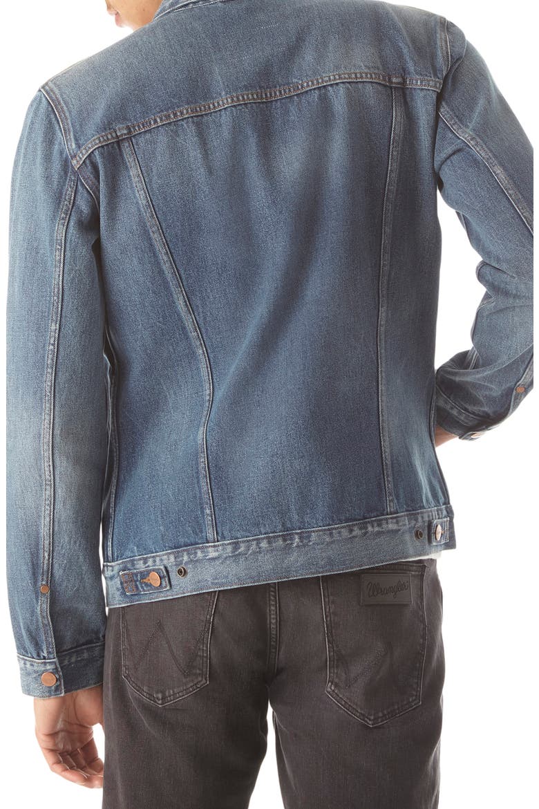 Cotton & Hemp Denim Jacket, Alternate, color, HEMP LIGHT