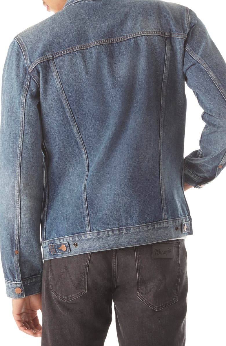 Wrangler Cotton & Hemp Denim Jacket, Alternate, color,