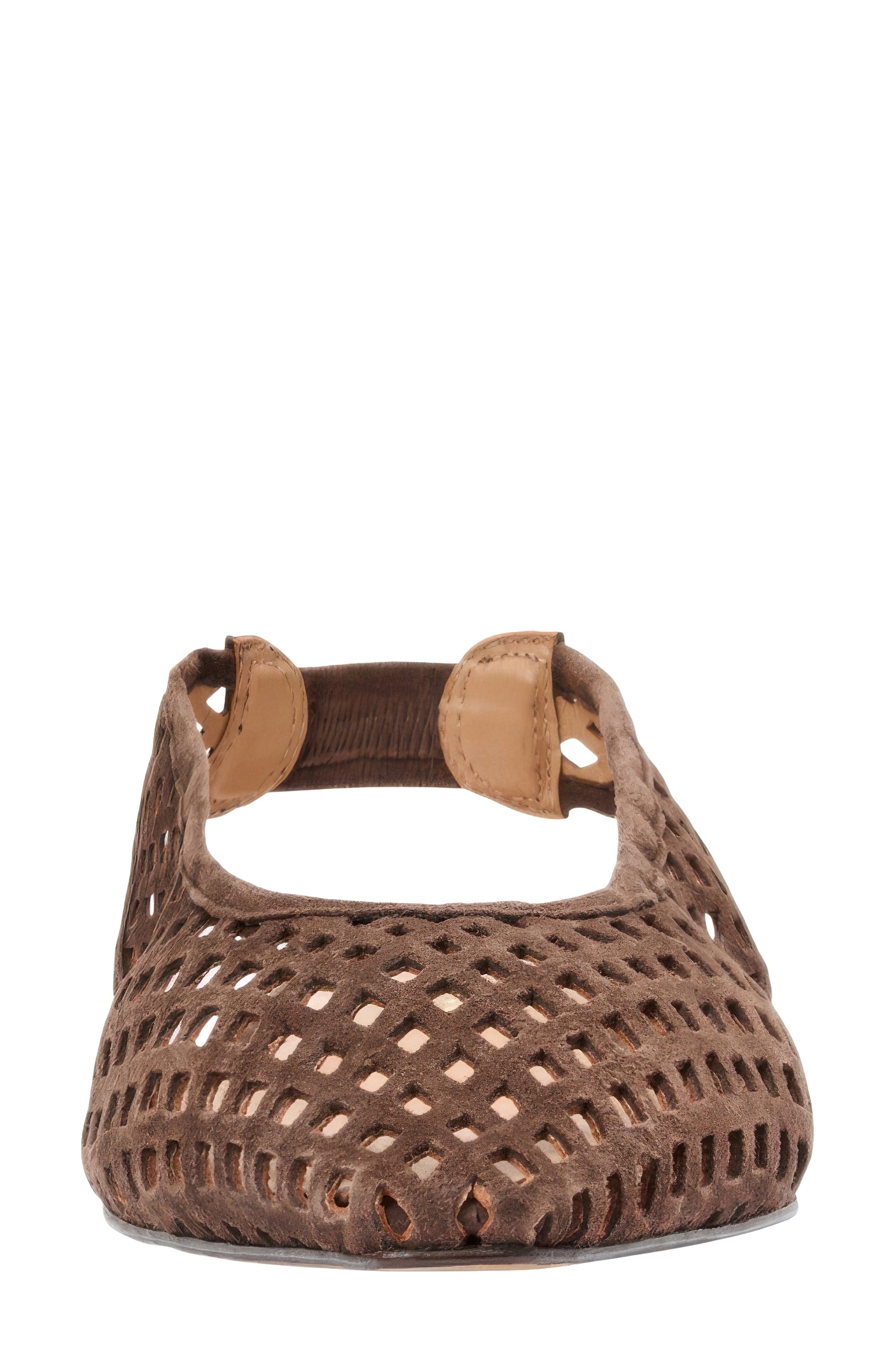 André Assous Brielle Pointed Toe Slingback Flat, Alternate, color, 