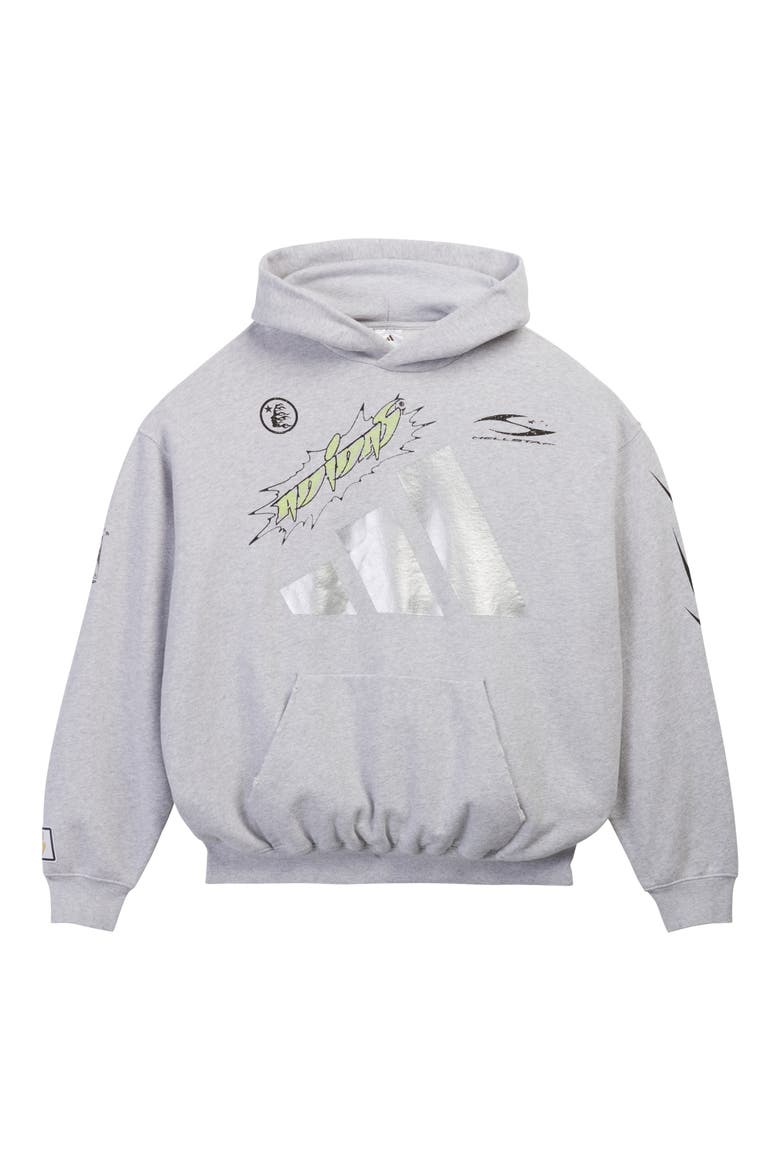x Hellstar Graphic Cotton Hoodie, Main, color, LIGHT GREY HEATHER