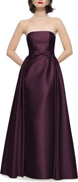 Dessy Collection Regine Strapless Matte Satin Gown