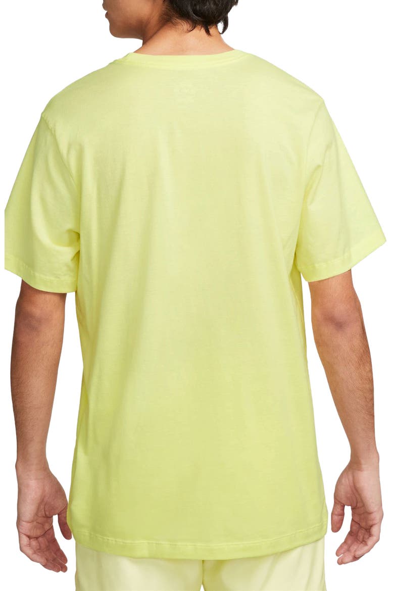 Icon Swoosh Cotton Graphic T-Shirt, Alternate, color, LUMINOUS GREEN