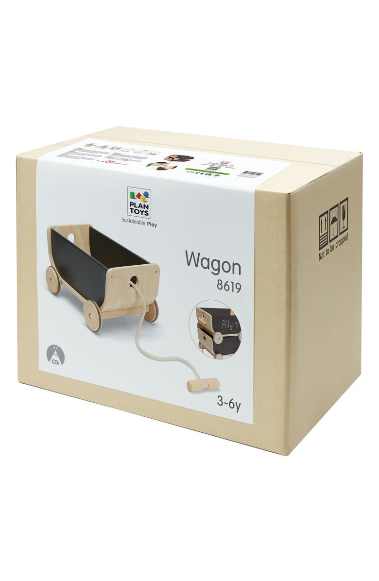 PlanToys<sup>®</sup> Toy Wagon, Alternate, color, Brown
