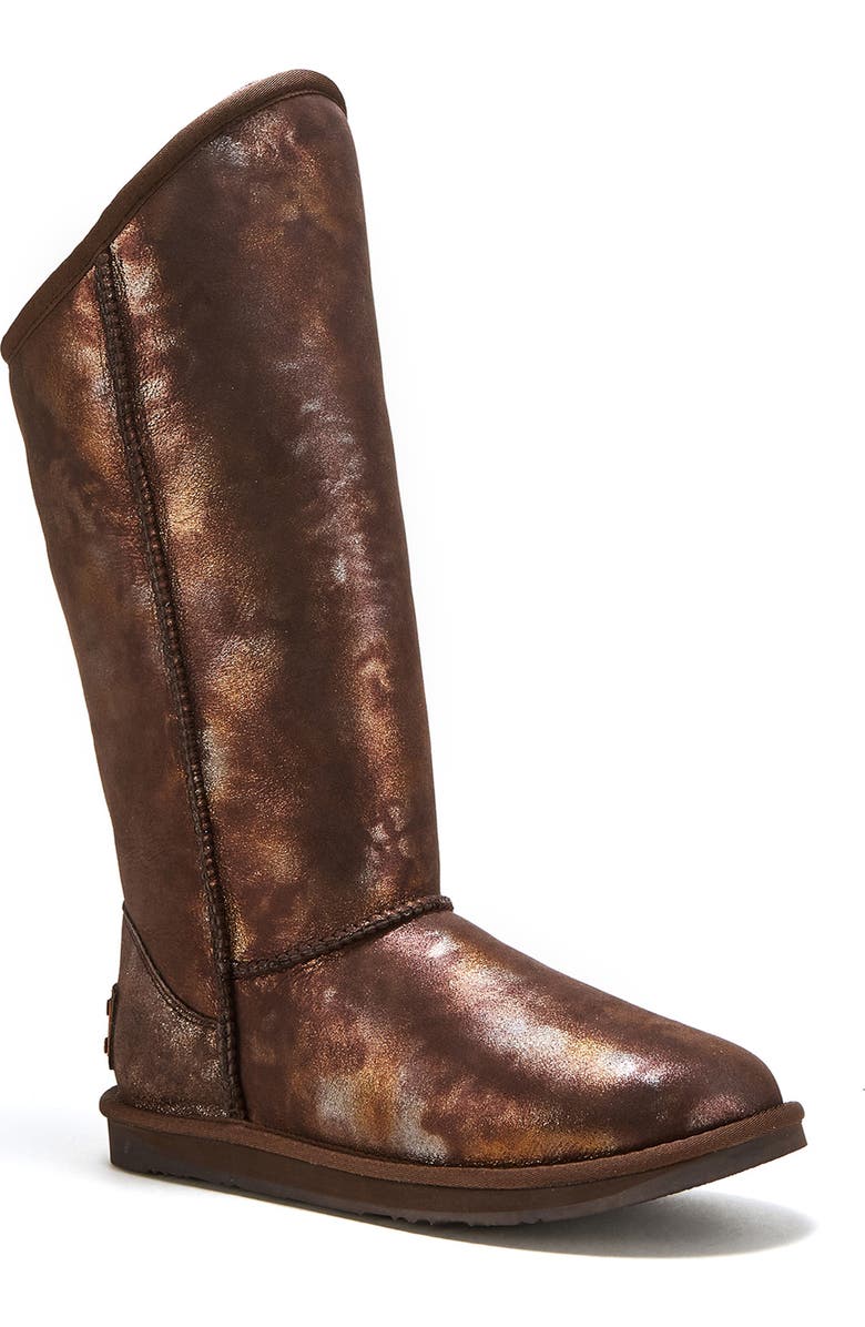 Australia Luxe Collective Cosy Genuine Shearling Tall Boot, Main, color, Bronze