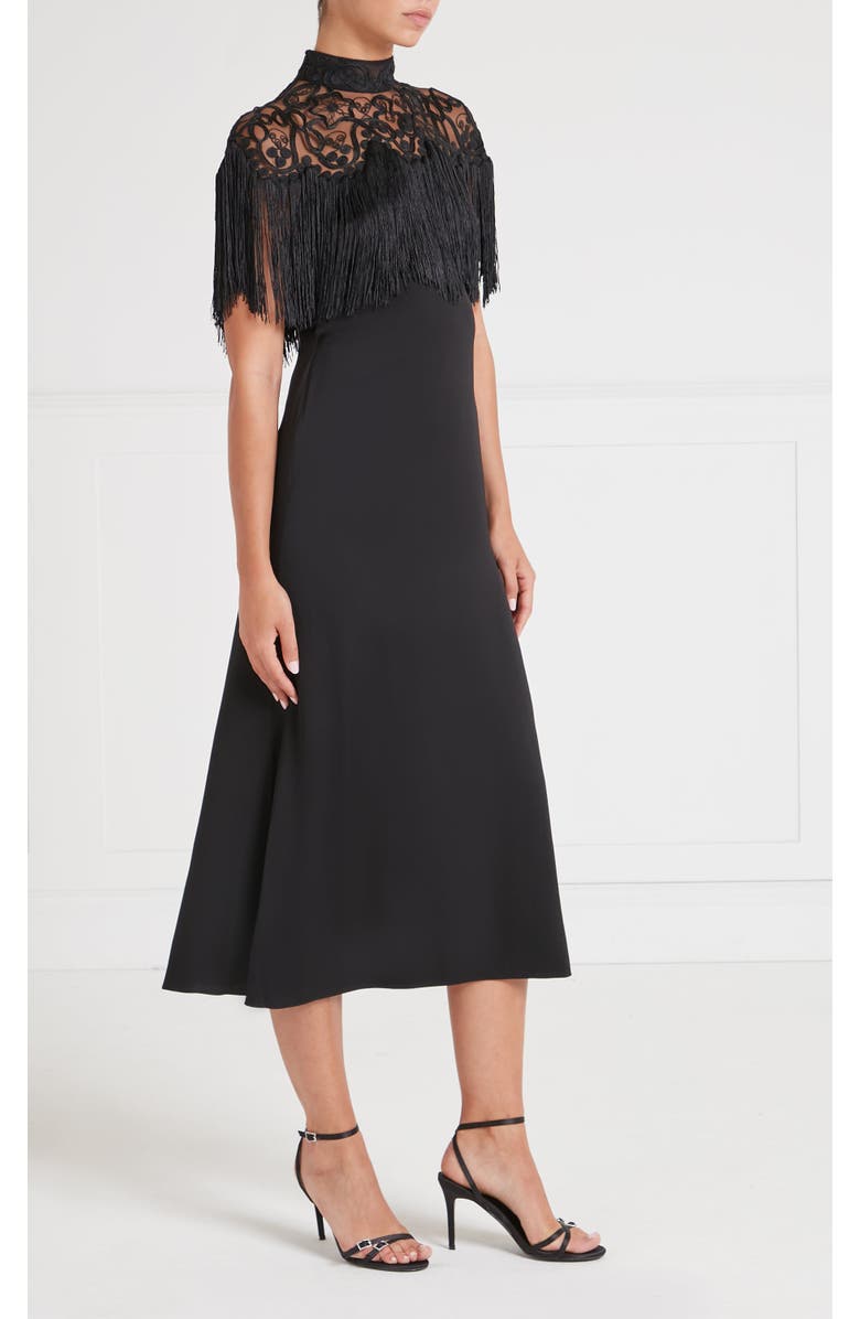 Temperley London Cordelle Dress, Alternate, color, Black