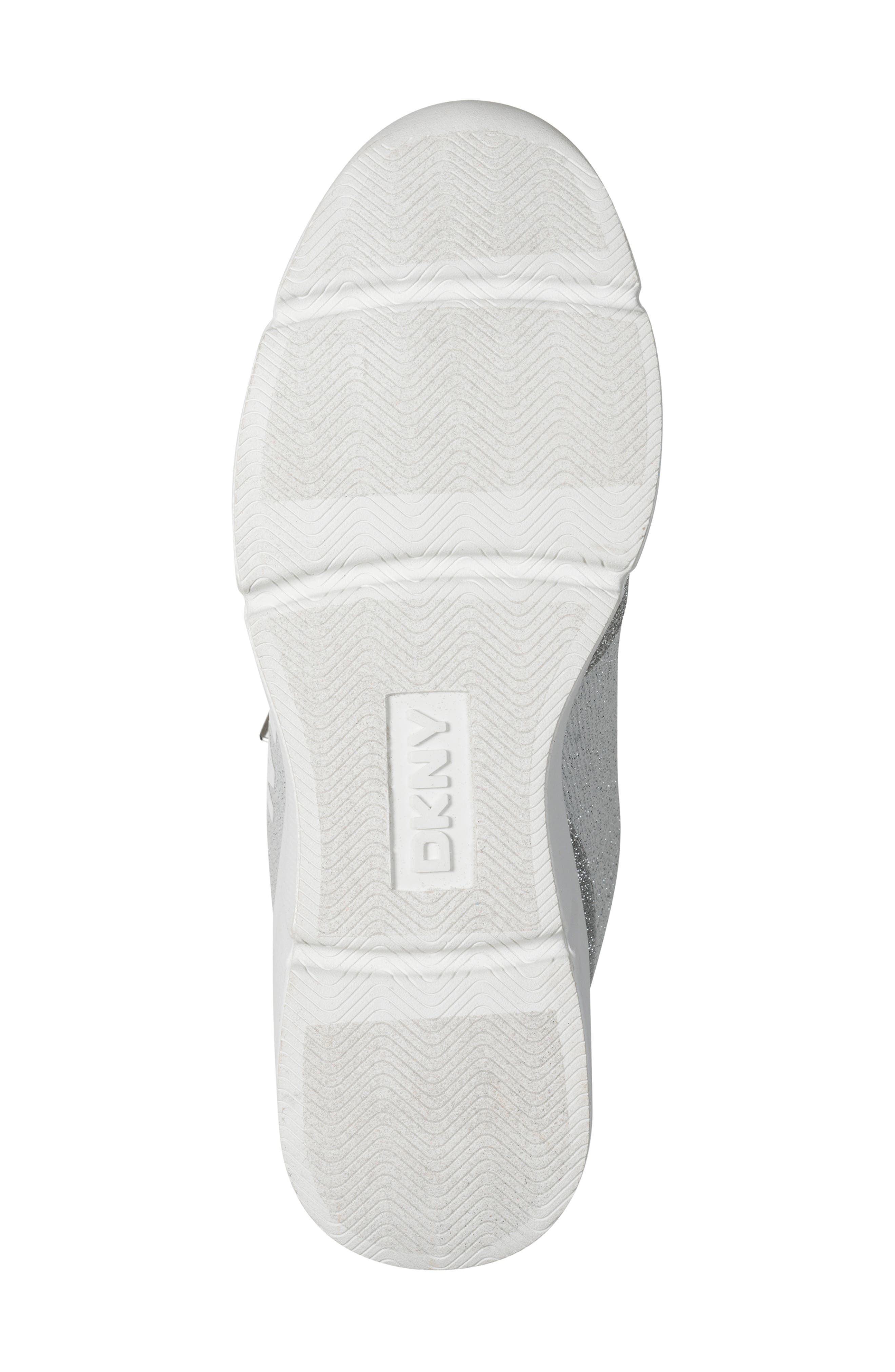 DKNY Sorvino Wedge Sneaker, Alternate, color, White