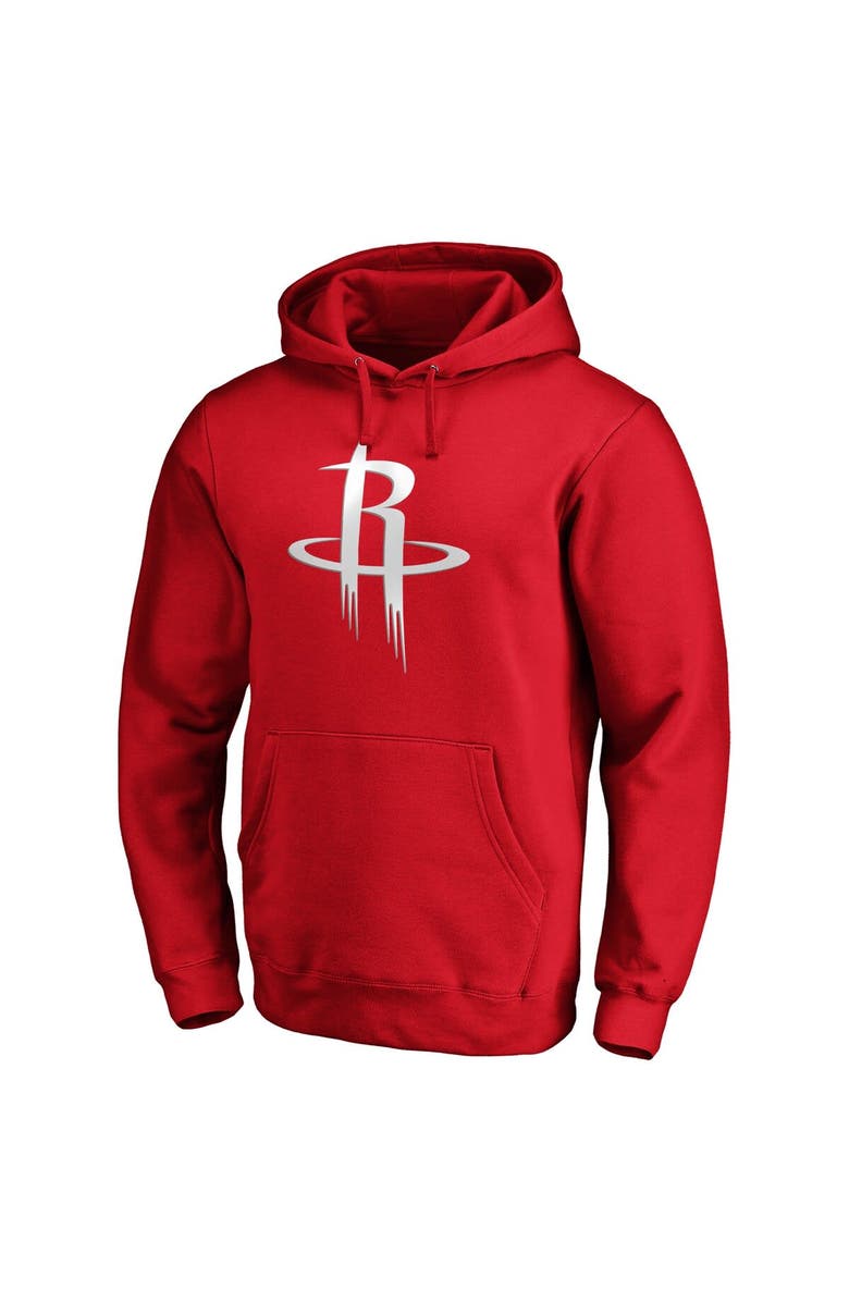FANATICS Men's Fanatics Branded Christian Wood Red Houston Rockets Playmaker Name & Number Fitted Pullover Hoodie, Alternate, color, 