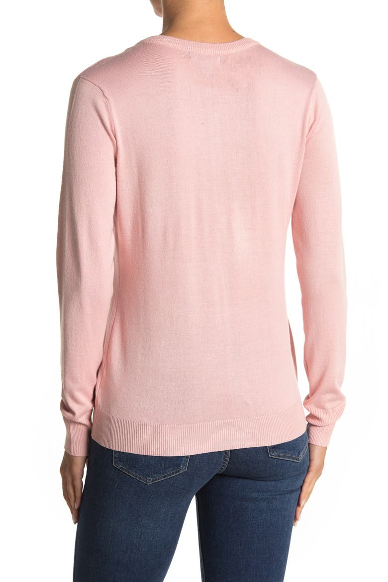 Lightweight Garden Cardigan, Alternate, color, PALE MAUVE