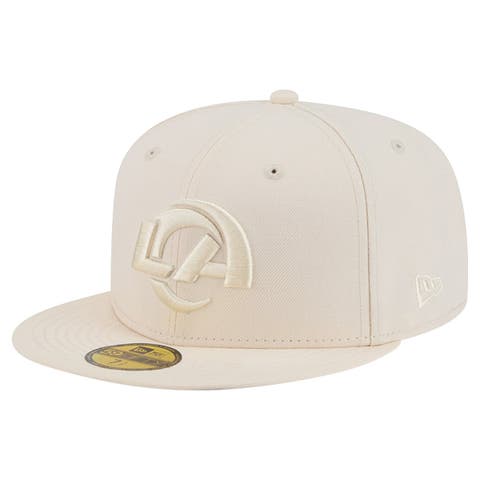 Men's New Era Cream Los Angeles Rams Color Pack 59FIFTY Fitted Hat