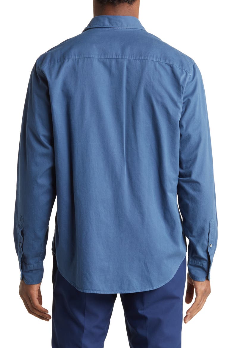 Solid Classic Fit Shirt, Alternate, color, STEEL