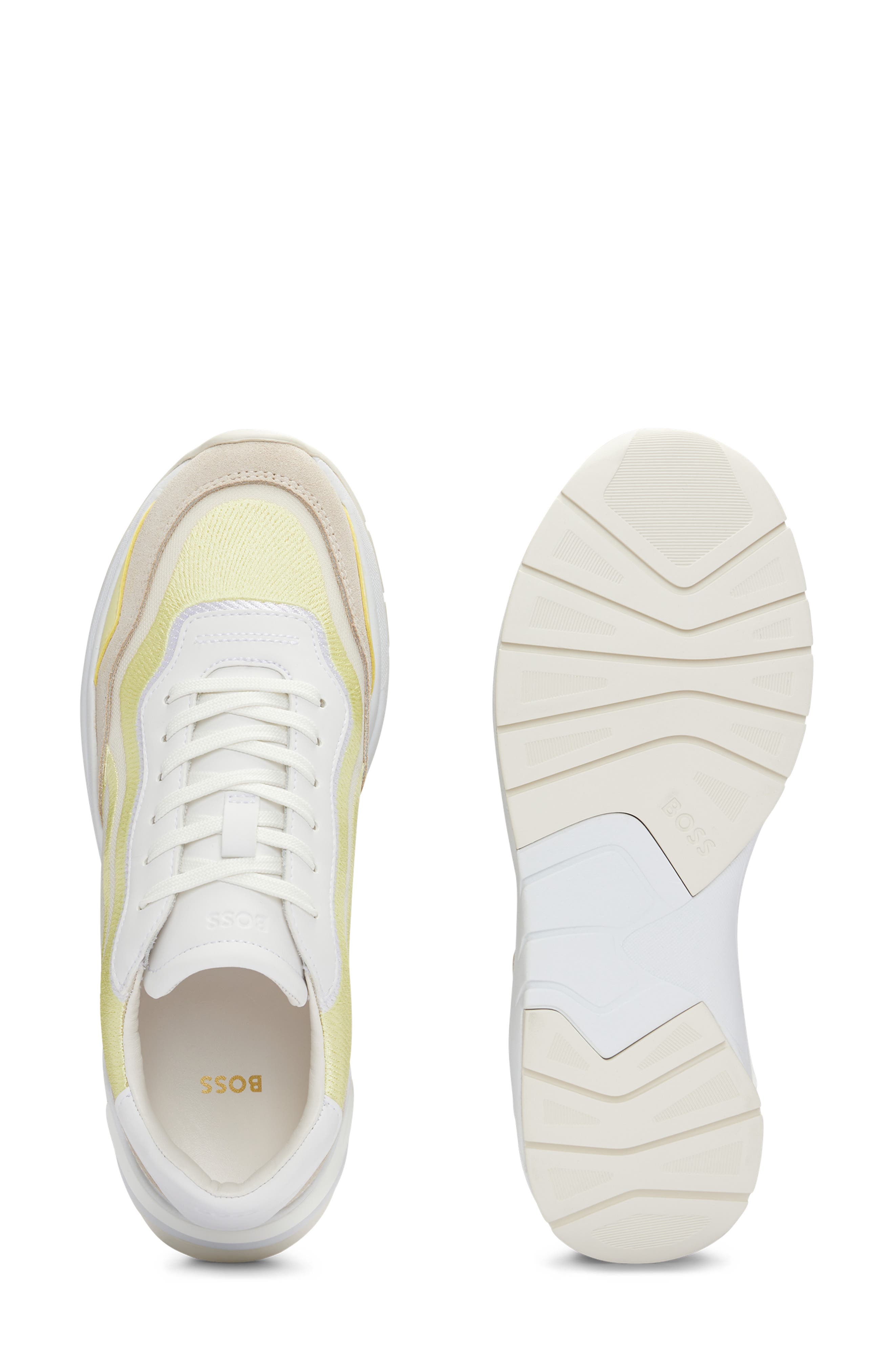 BOSS Skylar Runn Sneaker, Alternate, color, Open White