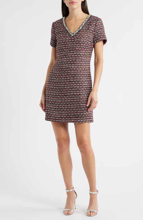 Sam Edelman Nyah Embellished Tweed Dress