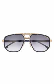 1072/S 61mm Gradient Geometric Aviator Sunglasses