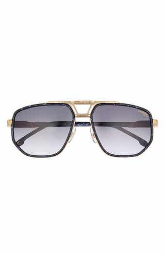 1072/S 61mm Gradient Geometric Aviator Sunglasses