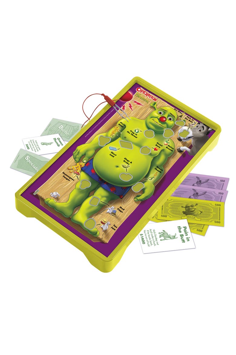Shrek Silly Skill Board Game, Alternate, color, Multicolored