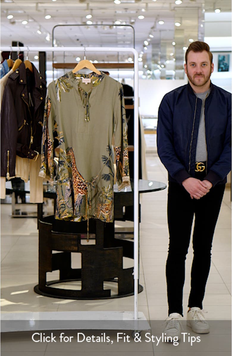 Eleanor Print Long Sleeve Dress, sales video thumbnail