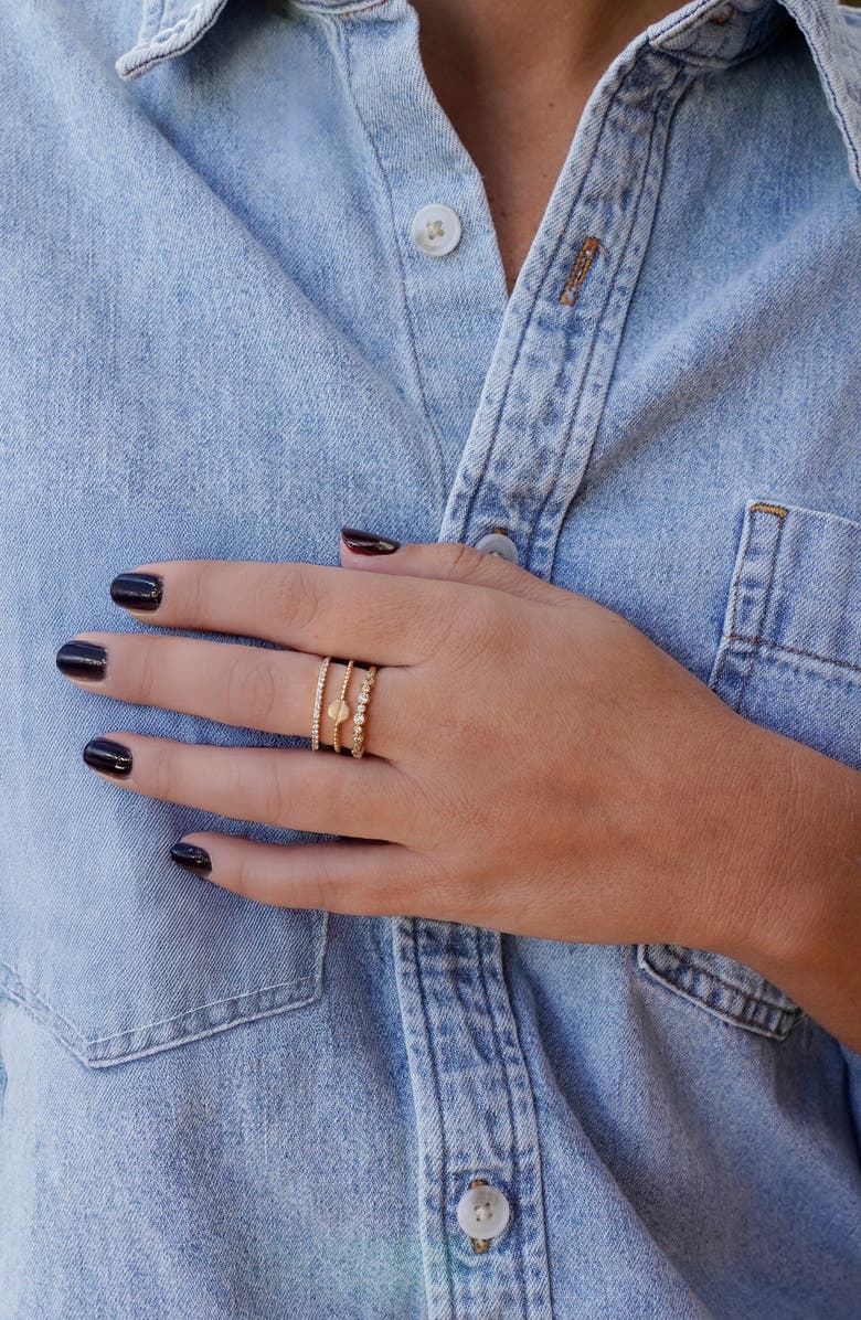 MARLYN SCHIFF Riley Adjustable Ring, Alternate, color, Gold