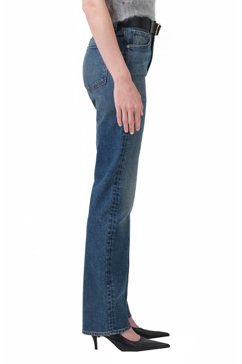 Zurie High Waist Straight Leg Jeans, Alternate, color, EUGENE