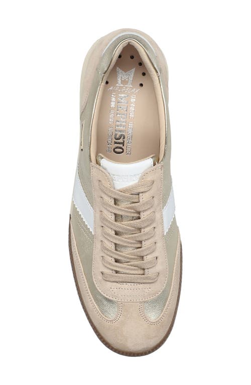 Mephisto Witney Sneaker In Light Sand