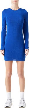 Grey Lab Long Sleeve Mini Sweater Dress