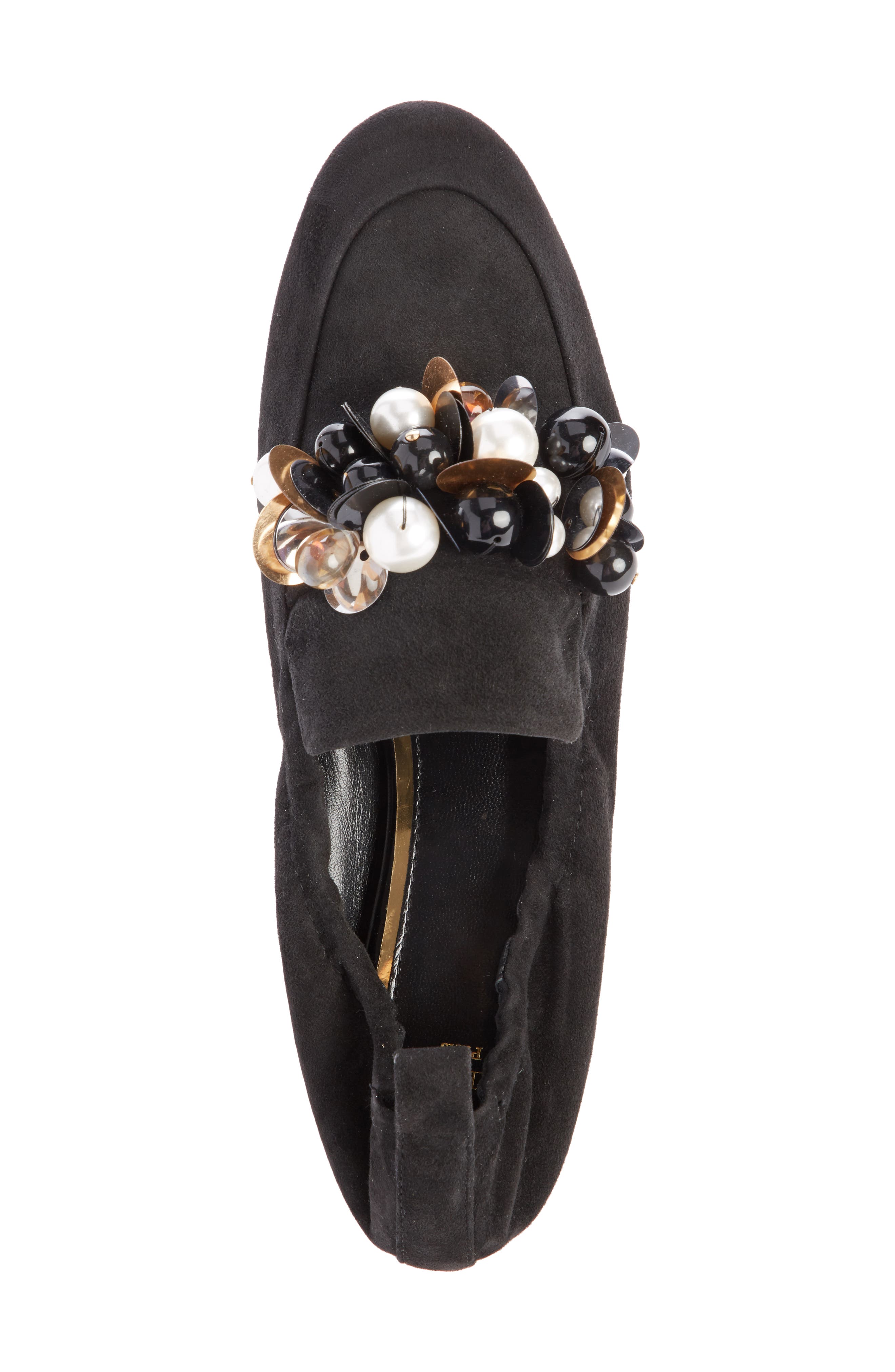 Pearl Slipper Loafer, Alternate, color, BLACK