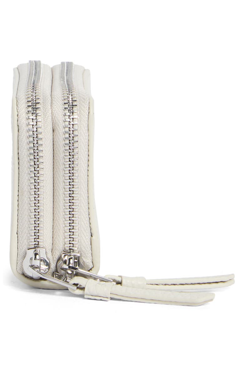 Fetch Leather Card Wallet, Alternate, color, PAMPAS WHITE