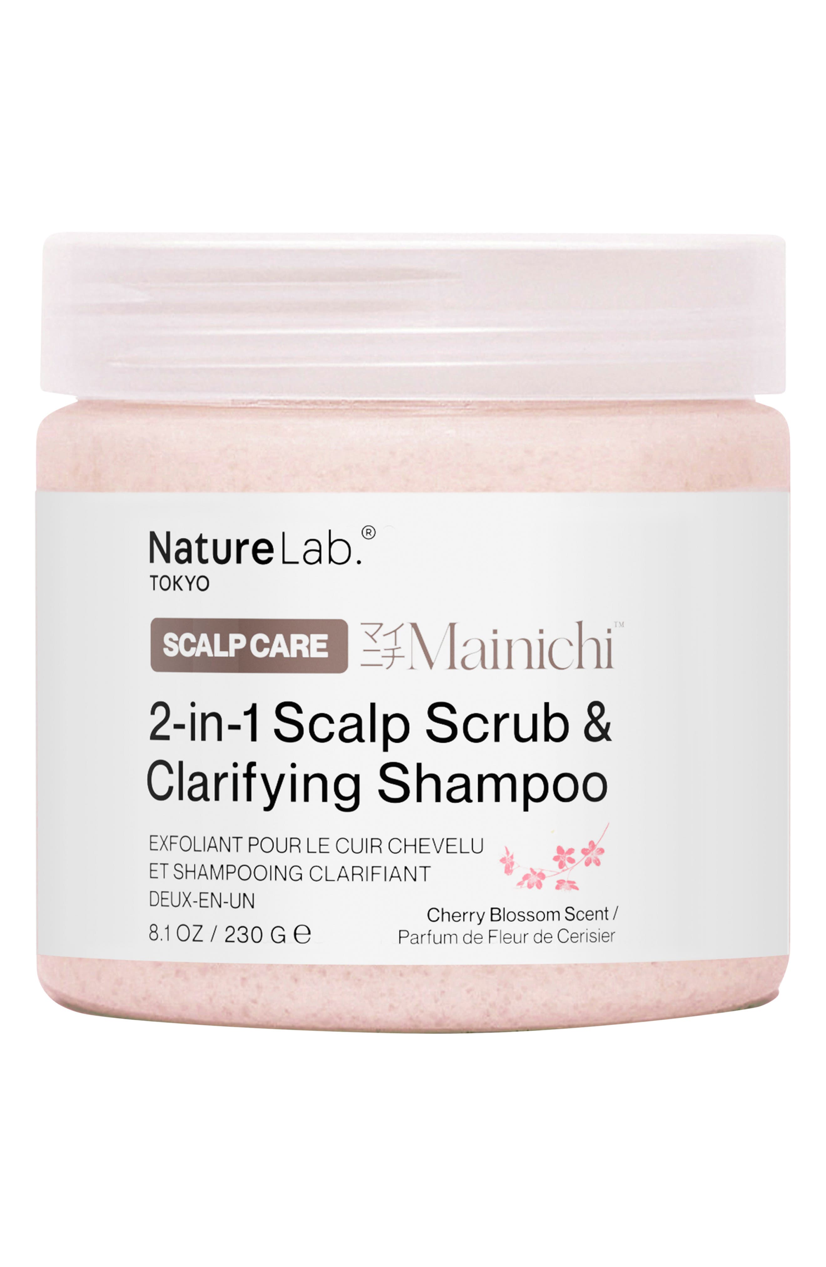 Naturelab Tokyo Perfect Clean 2-in-1 Scalp Scrub & Clarifying Shampoo in Sakura at Nordstrom, Size 8.1 Oz