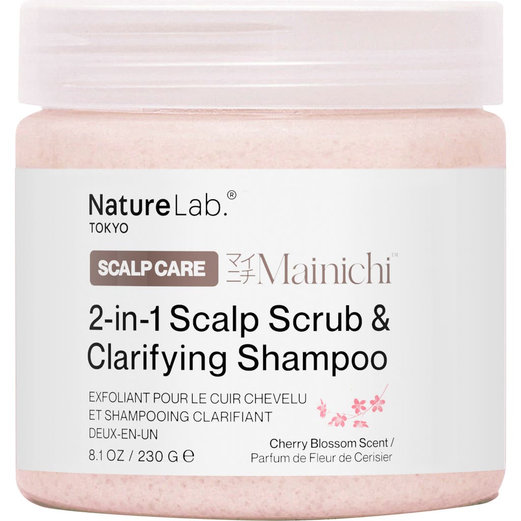 Naturelab Tokyo Perfect Clean 2-in-1 Scalp Scrub & Clarifying Shampoo in Sakura at Nordstrom, Size 8.1 Oz