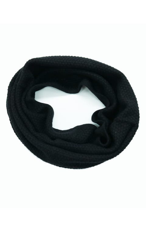 Popcorn Stitch Infinity Scarf