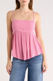 Abound Smocked Boho Cami Top