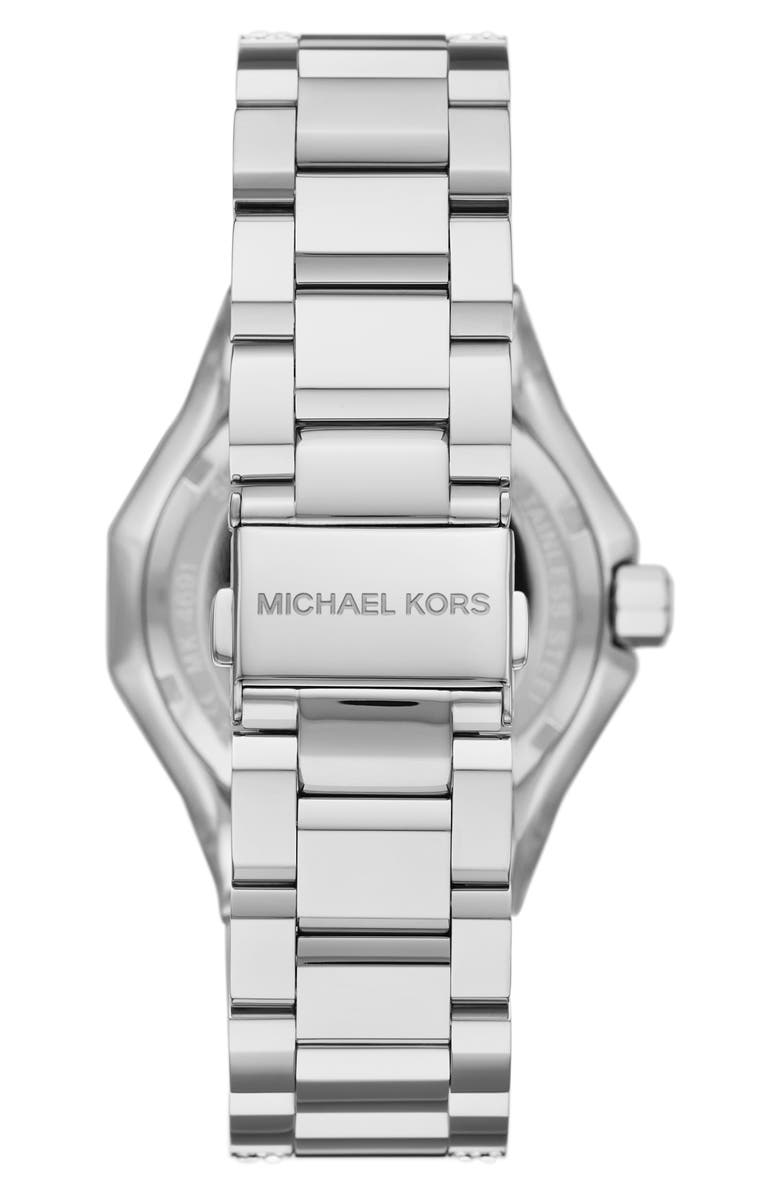 Michael Kors Raquel Stingray Pavé Crystal Bracelet Watch, 41mm, Alternate, color, Silver
