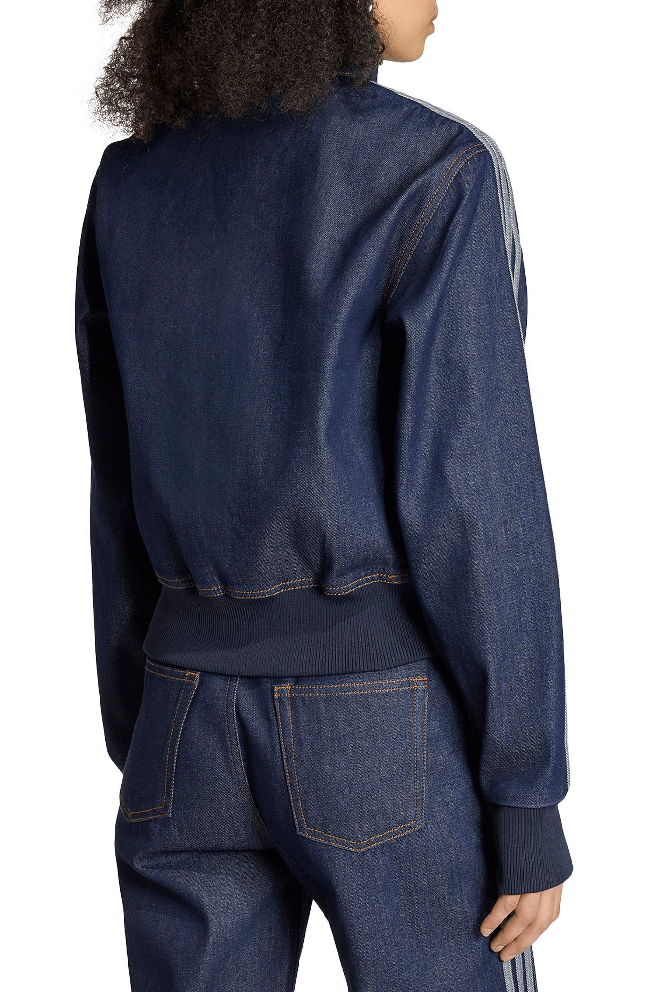 Женские adidas Originals Denim Track Jacket — фото 2
