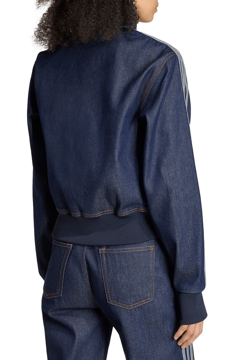 adidas Originals Denim Track Jacket, Alternate, color, Indigo Denim
