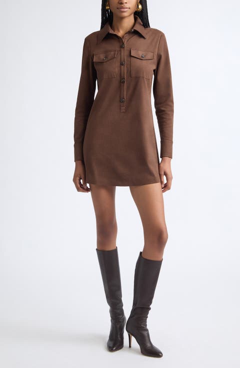 Maria Long Sleeve Shirtdress