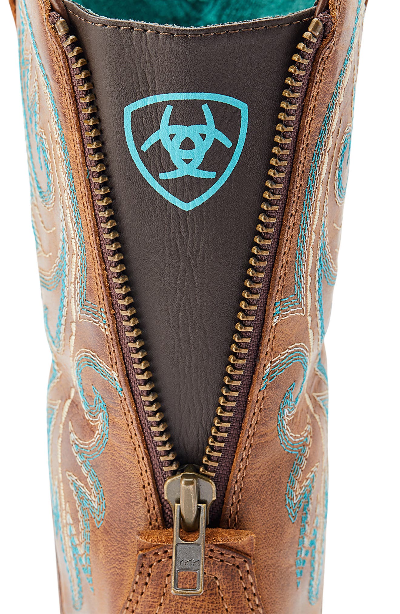 Ariat Round Up Zip Back Desert Sand Boot, Alternate, color, Brown