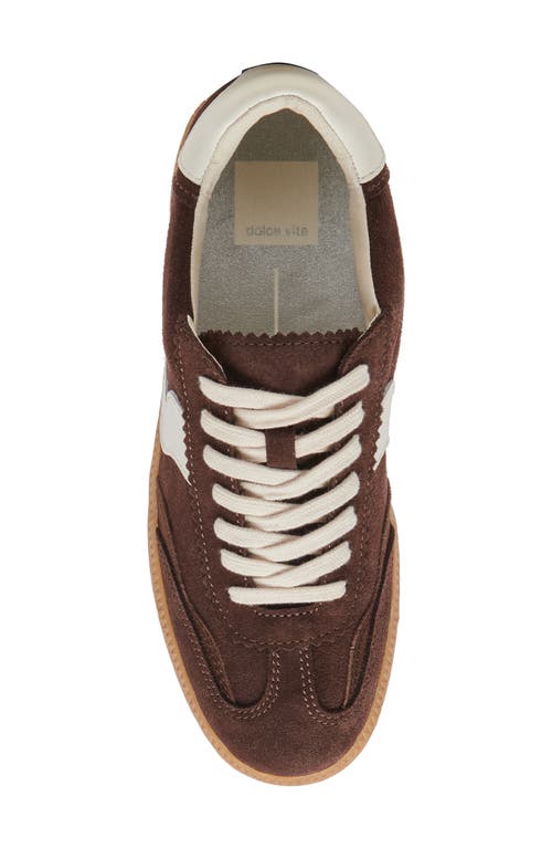 Dolce Vita Notice Sneakers Dk Brown Suede In Brown