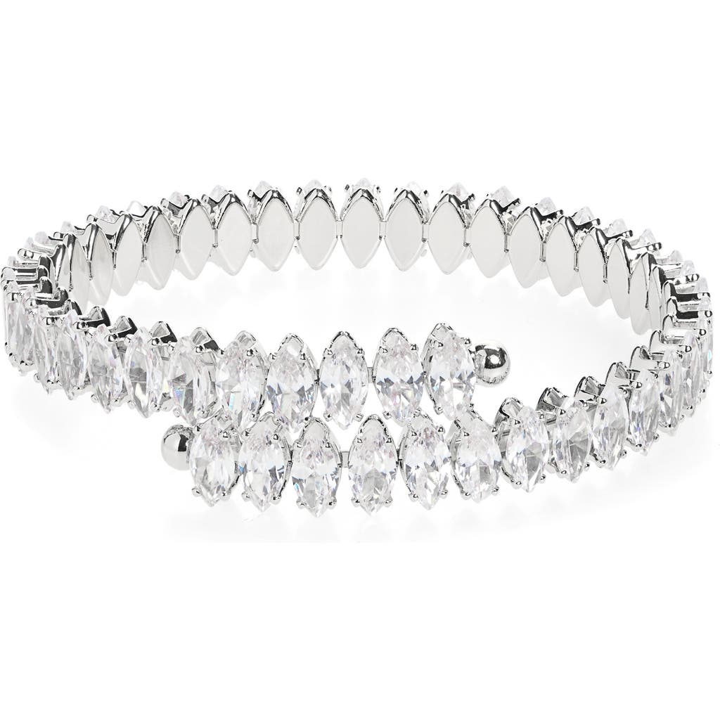 Natasha Cubic Zirconia Stone Cuff Bracelet