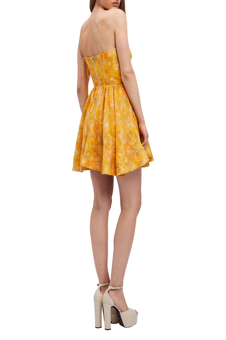 Elsie Floral Corset Minidress, Alternate, color, SUNNY FLORAL
