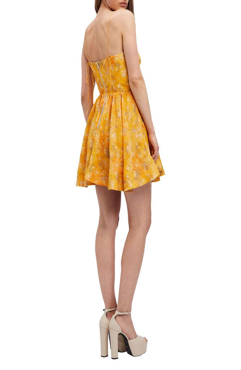 Bardot Elsie Floral Corset Minidress, Alternate, color, 