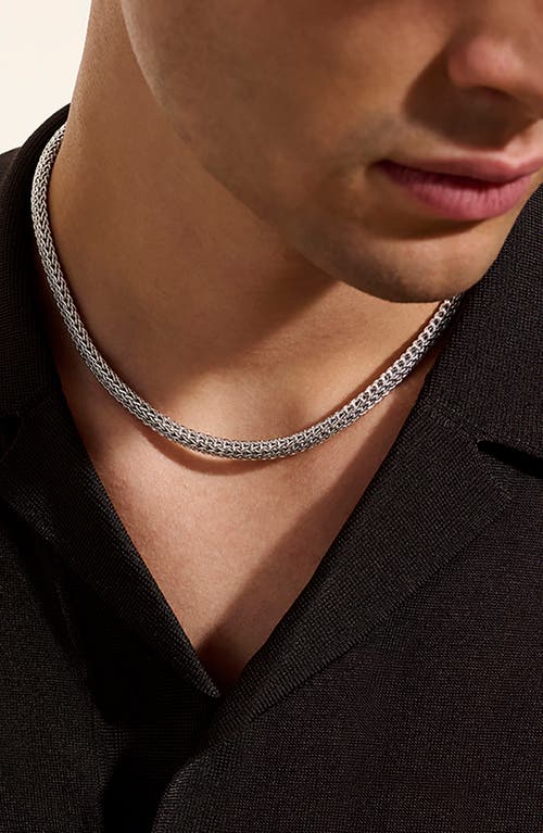 John Hardy Icon Necklace, Sterling Silver In Brown