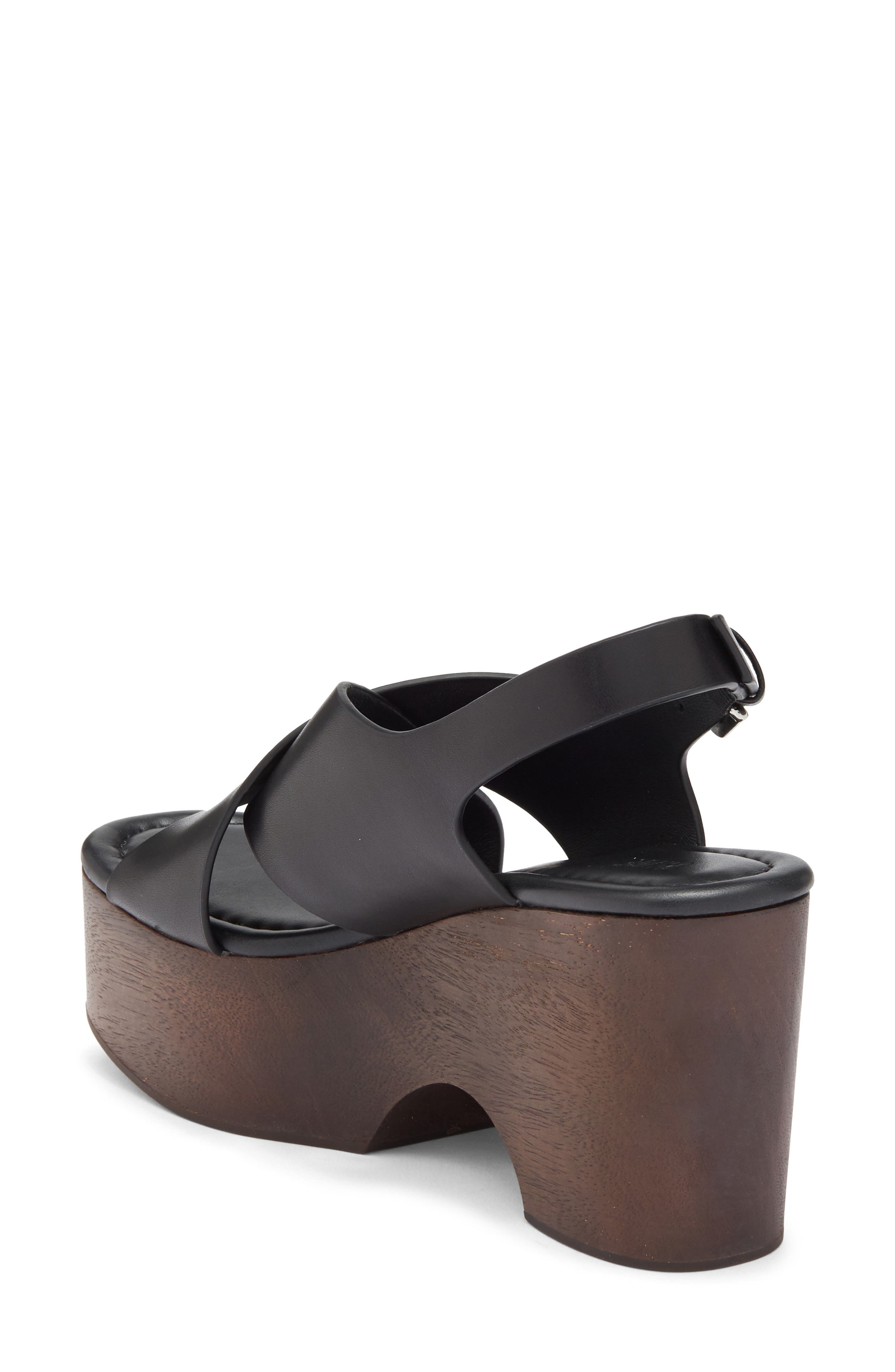 PAIGE Reid Slingback Platform Sandal, Alternate, color, Black