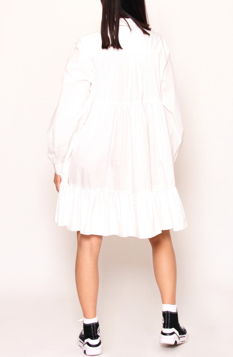 Absence of Colour Lilly Long Sleeve Swing Dress, Alternate, color, White
