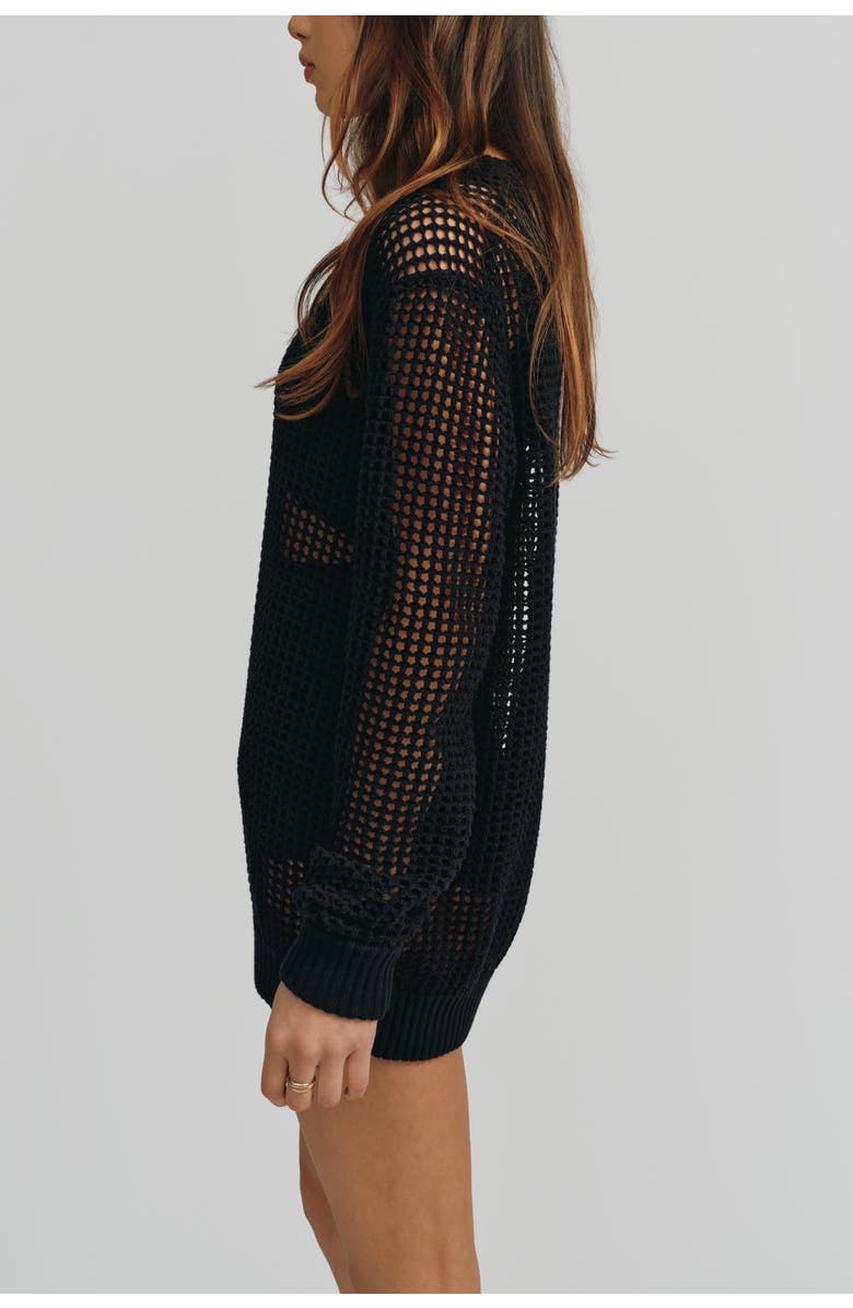 Kathryn McCarron Freja Boyfriend Sweater, Alternate, color, Black
