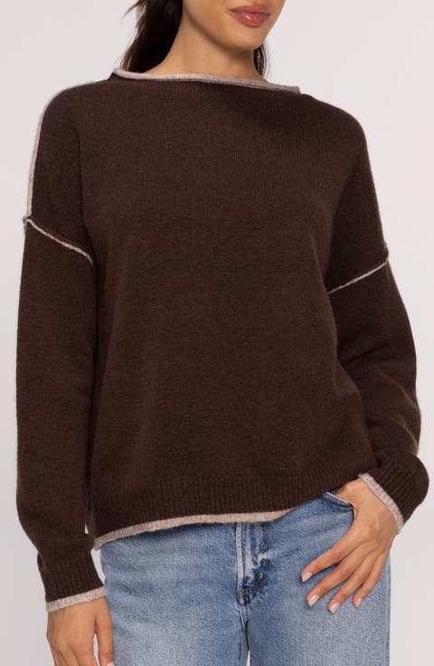 Cozy Knit Mock Neck Sweater