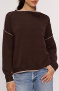 nuuds Cozy Knit Mock Neck Sweater