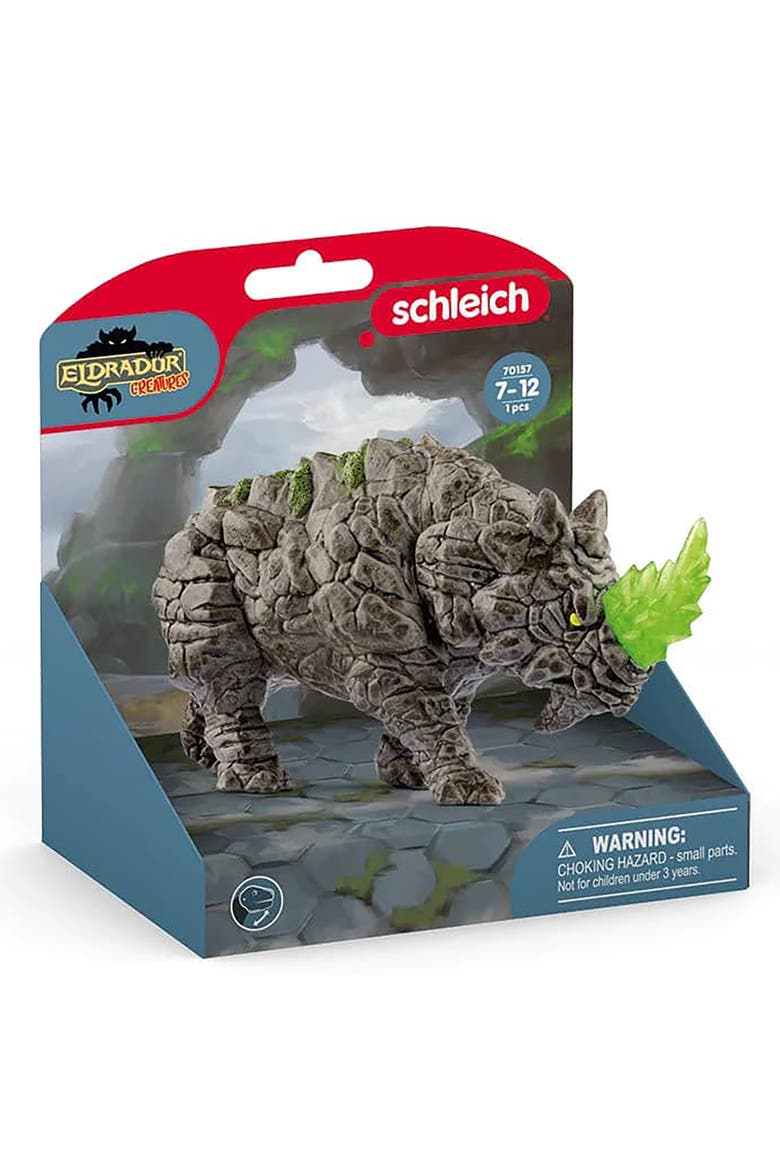 Eldrador Creatures Battle Rhino Fantasy Action Figure, Alternate, color, Multicolored