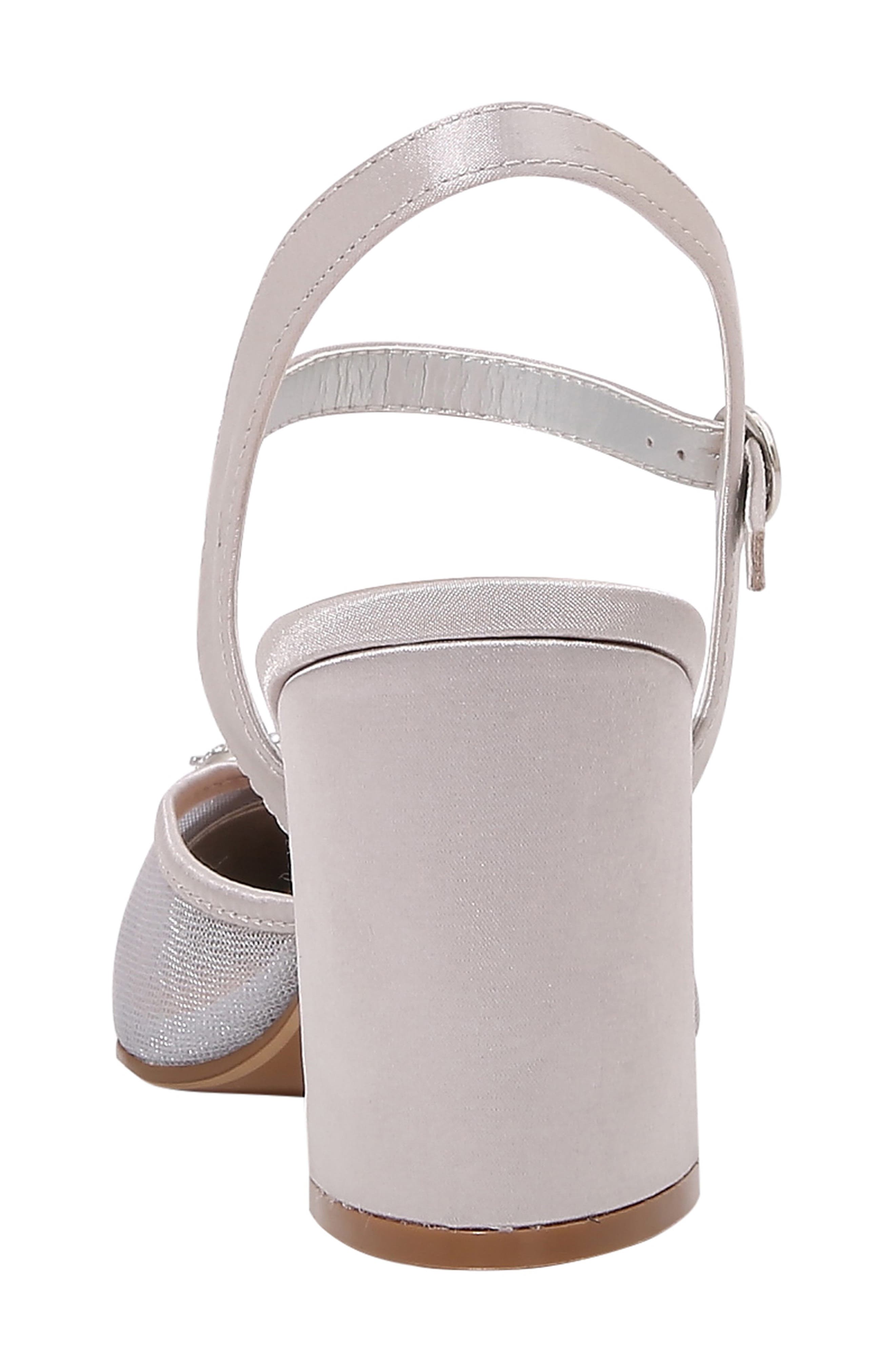 Bianca Slingback Pump, Alternate, color, SILVER