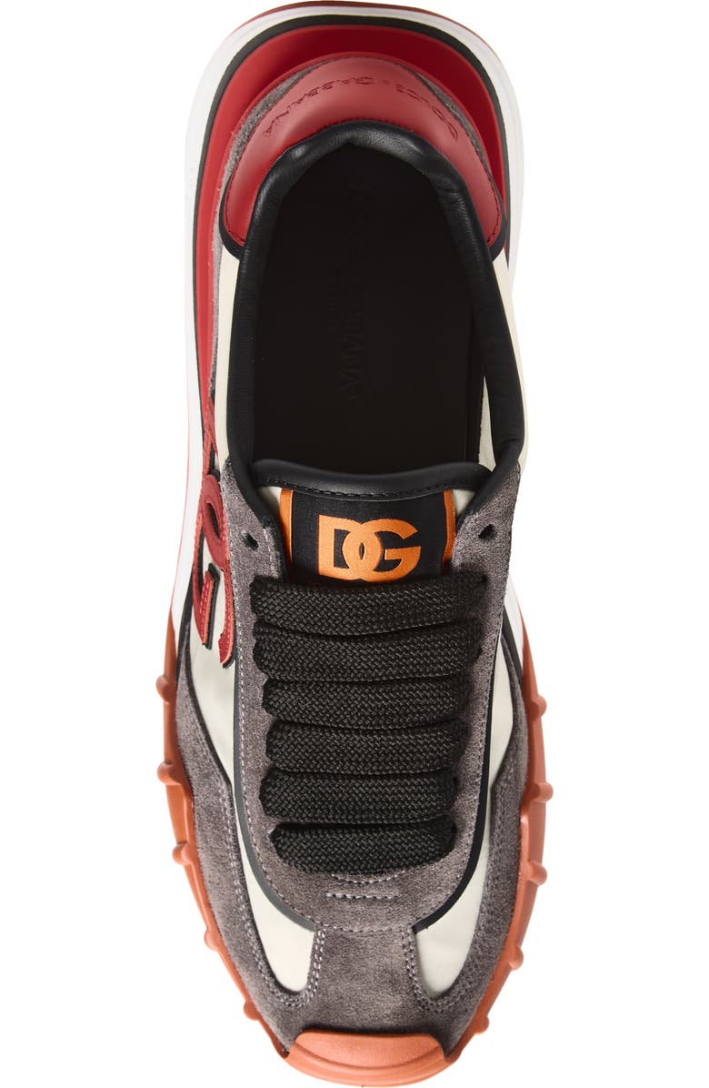 Dolce&Gabbana DG Athletic Sneaker, Alternate, color, Avorio/ Rosso