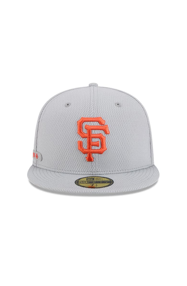 New Era Men's New Era Gray San Francisco Giants 2025 MLB Clubhouse 59FIFTY Fitted Hat, Alternate, color, Gray