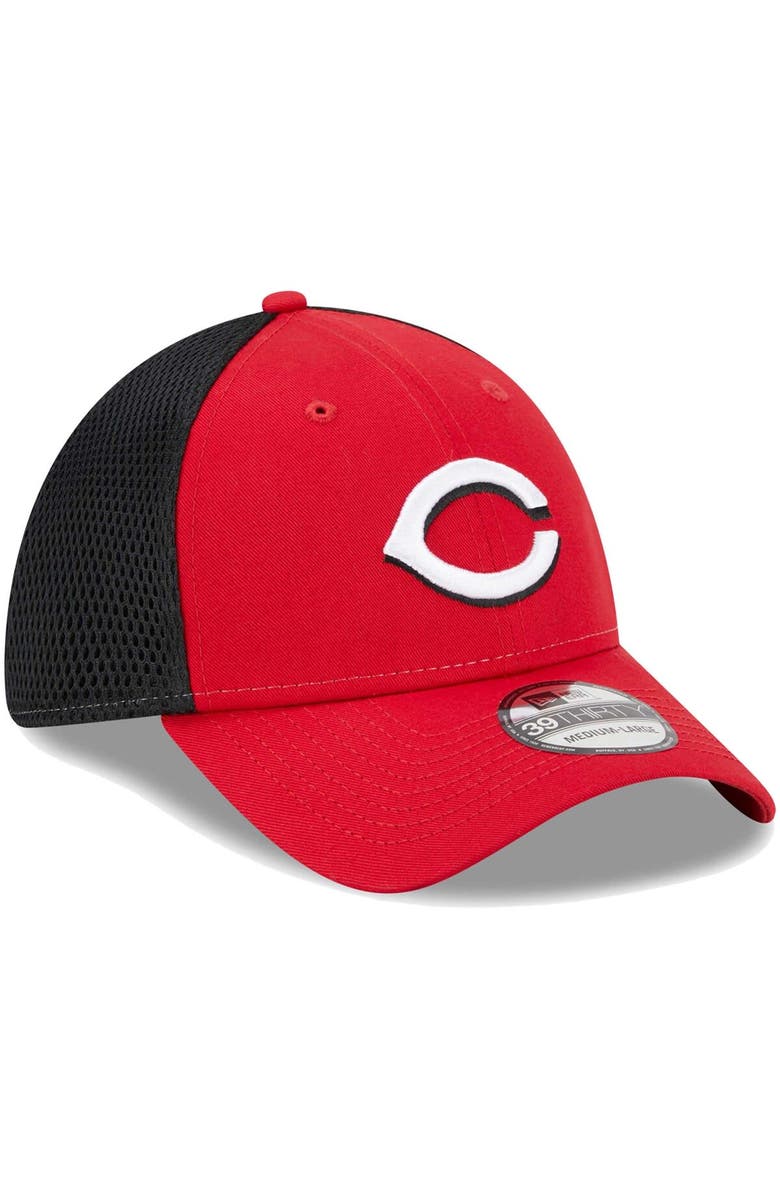 New Era Men's New Era Red Cincinnati Reds Team Neo 39THIRTY Flex Hat, Alternate, color, Red